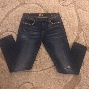 Driftwood/Free People High Rise Skinny Jeans 28/4